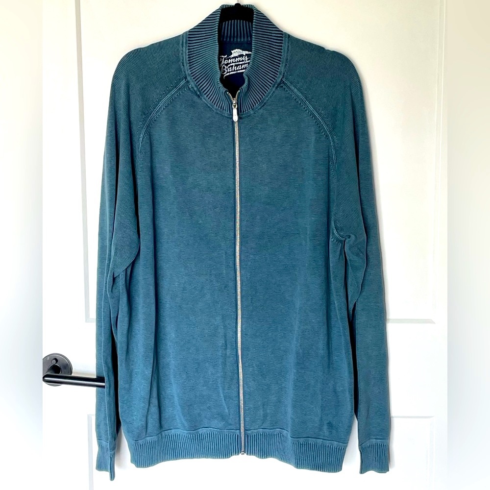 Tommy Bahama Big & Tall Full Zip Sweater (XXL)
